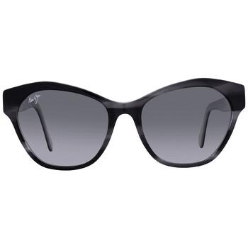 Maui Jim Punchbowl Neutral Grey Rectangular Ladies