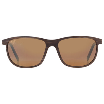 Maui Jim Lele Kawa Neutral Grey Rectangular Unisex Sunglasses 811