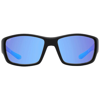 Maui Jim Keahi Blue Hawaii Rectangular Men's Sunglasses B873-03 56