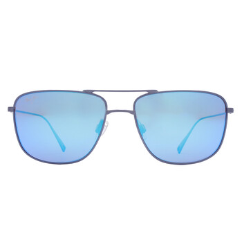 Mikioi Blue Hawaii Navigator Unisex Sunglasses B887-03 54