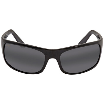 Peahi Neutral Grey Wrap Unisex Sunglasses 202-02 65
