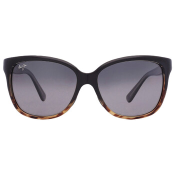 Maui Jim Punchbowl Neutral Grey Rectangular Ladies