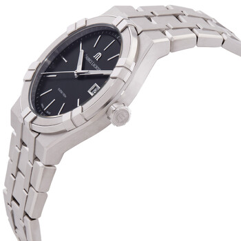 Aikon Quartz Black Dial Men's Watch AI1108-SS002-330-1