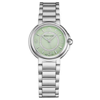 Fiaba Colours Quartz Green Dial Ladies Watch FA-1104-SS002-G20-1 Fiaba Colours Quartz Green Dial Ladies Watch FA-1104-SS002-G20-1