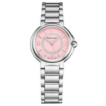 Fiaba Colours Quartz Pink Dial Ladies Watch FA1104-SS002-F20-1 Fiaba Colours Quartz Pink Dial Ladies Watch FA1104-SS002-F20-1