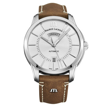 Pontos Automatic Silver Dial Men's Watch PT6358-SS001-130-2