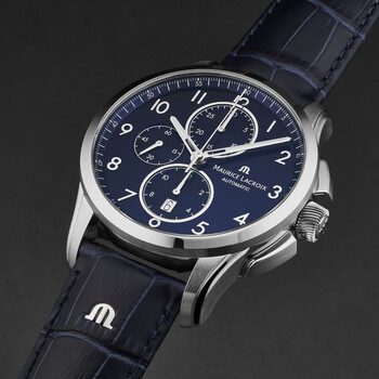 Pontos Chronograph Automatic Blue Dial Watch PT6388-SS001-420-4