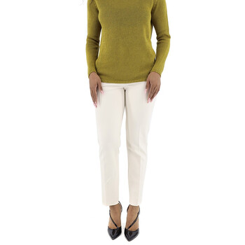 Max Mara Ladies Horn Pegno Viscose Jersey Trousers, Brand