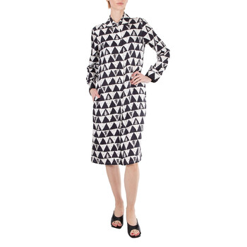 chinese dress ladies MAX STUDIO Size M Navy Women Dress
