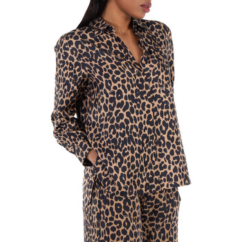 Leopard Print Silk Shirt