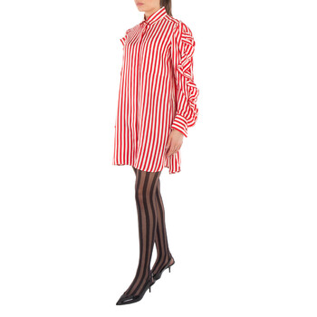 Manna Striped Silk Shirt Dress