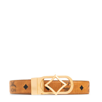 MCM Reversible Diamond Logo Belt MCM MCM Reversible Diamond Buckle Nappa Leather Belt I 85cm  main image 4