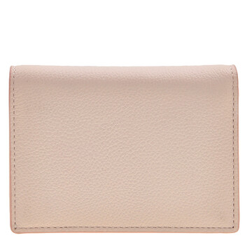Embossed Logo Leather Mini Himmel Snap Wallet