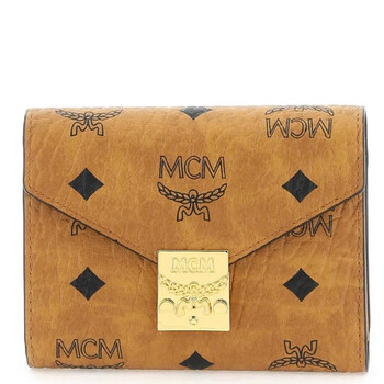 [MCM]★韓国人気★Aren Visetos Snap Wallet Coin Pocket MCM Zip Wallet In Visetos Original MYLAAVI03BK 8809675901481