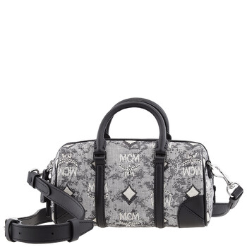 ♡　MCM MCM Ladies Grey Crossbody Bag in Vintage Jacquard Monogram