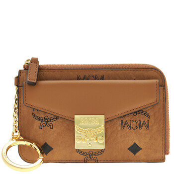 MCM Visetos Monogram Tracy Zip Card Case MYABAPA01CO 8809675941852