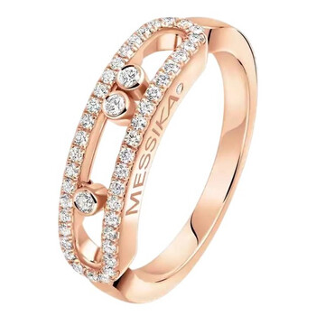Baby Move Pave 18k Rose Gold Ring 04683PG