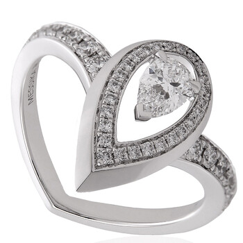 Fiery 0.30ct Ladies White Gold Diamond Ring