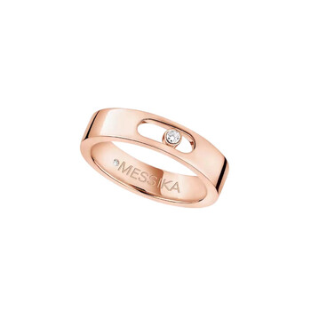 Move Joaillerie Rose Gold Diamond Wedding Ring 13553PG
