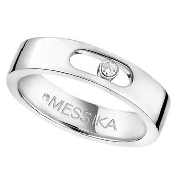 Move Joaillerie White Gold Diamond Wedding Ring