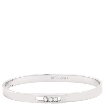 Move Noa White Gold Diamond Bangle 10092WG