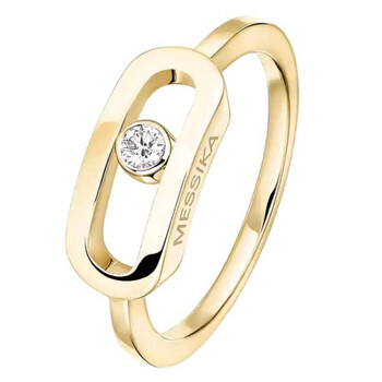 Move Uno Large Yellow Gold Diamond Ring 12390YG