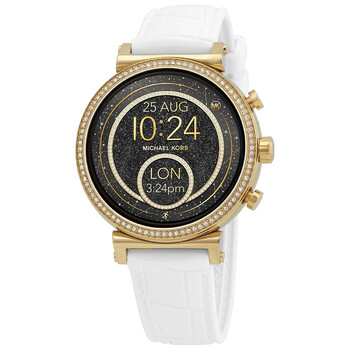 Michael Kors Access Gen 4 Sofie Rose Gold-tone and Embossed