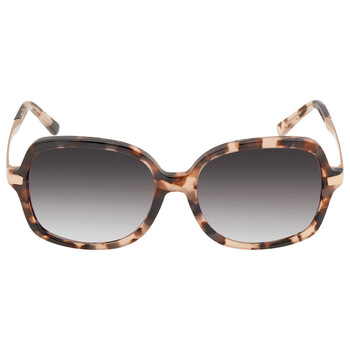 ADRIANNA II Light Gray Gradient Rectangular Ladies Sunglasses MK2024 316213 57