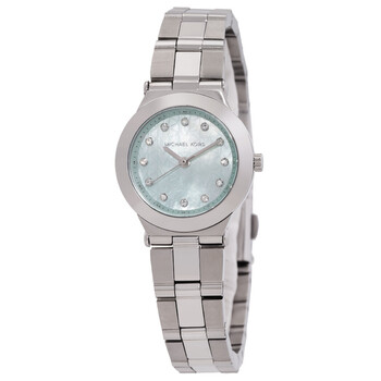 Armani Federica Quartz Mint Green Dial Ladies Watch AR11656 
