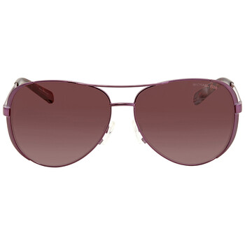 Chelsea Burgundy Gradient Pilot Ladies Sunglasses MK5004 11588H 59
