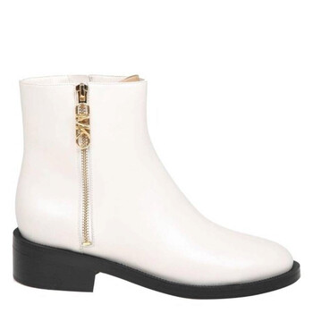 Cream Regan Leather Ankle Boots 40F3RGME5L-289