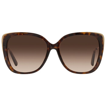 Michael Kors Makena Brown Gradient Cat Eye Ladies Sunglasses 