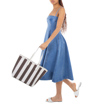 Eliza Large Striped Tote Bag