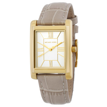 Michael Kors Lexington Quartz Gold White Dial Geniun Leather MK 4900 Watch Michael Kors MK4900 - Lexington Watch • Watchard.com main image 3