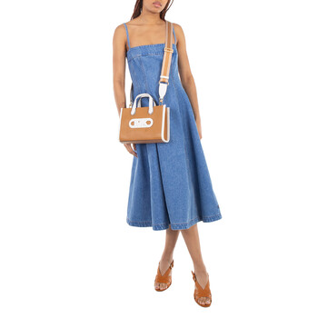 Gigi Small Embossed Leather Messenger Bag