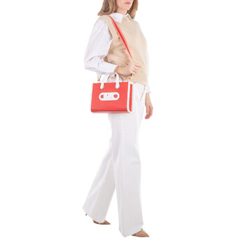 Gigi Small Embossed Leather Messenger Bag