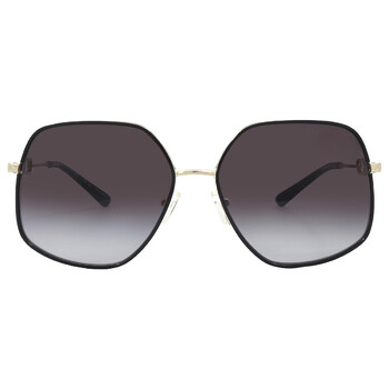 Versace Dark Grey Square Ladies Sunglasses VE2247D 143887 57 