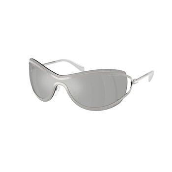 La Praia Silver Mirror Shield Ladies Sunglasses MK1166 19038V 138