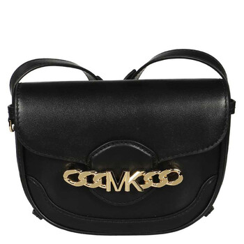 Ladies Hally Extra-Small Embellished Leather Crossbody Bag - Black