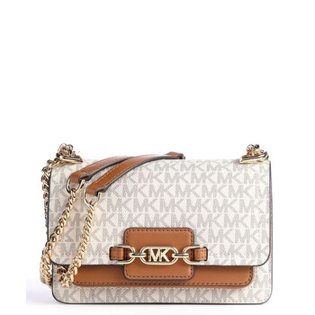Ladies Heather Extra-small Logo Crossbody Bag -  Ivory/Acorn