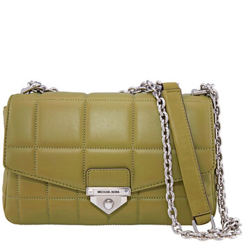 Michael Kors Quilted Olive Shoulder Bag Michael Kors Olive Green Quilted Shoulder Bag main image 3