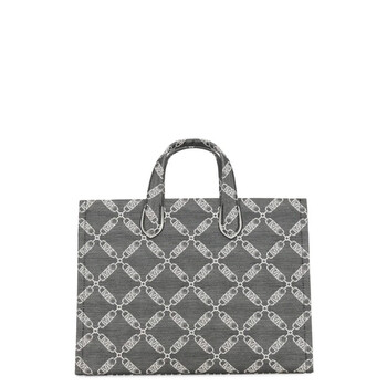 Large Gigi Logo Jacquard Tote Bag