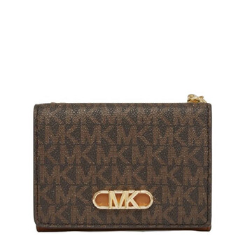 Michael Kors Signature Logo Parker Medium Tri-Fold Wallet