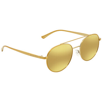 Michael Kors Lon Liquid Gold Pilot Ladies Sunglasses MK1021 11687P