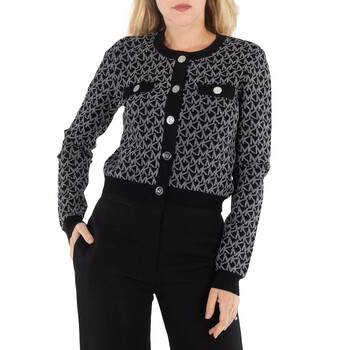 Long Sleeved Monogram Pattern Cardigan MR360J75KZ-048