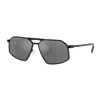 Mar Vista Silver Flash Gradient Mirrored Irregular Men's Sunglasses MK1167 100588 60