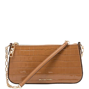 Medium Empire Crocodile Embossed Shoulder Bag