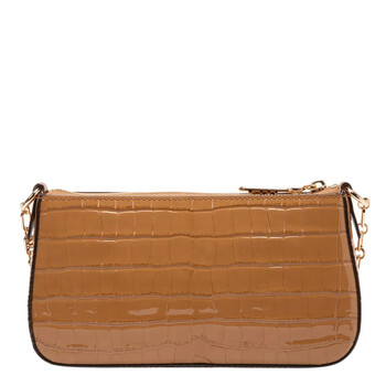 Medium Empire Crocodile Embossed Shoulder Bag