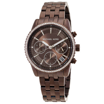 Mini Bryant Pave Chronograph Quartz Ladies Watch MK7559 Mini Bryant Pave Chronograph Quartz Ladies Watch MK7559