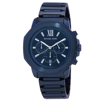 Michael Kors Lennox Chronograph Quartz Blue Dial Ladies Watch